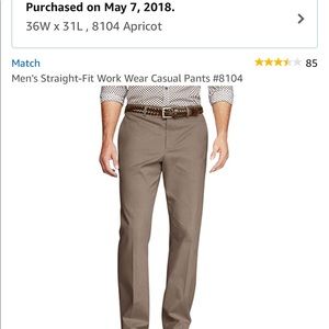 Men’s khaki pants 36x32 NWT
